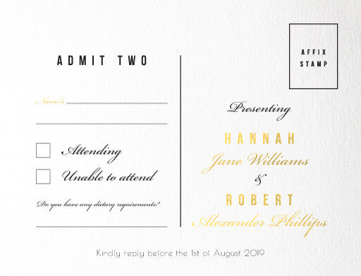 Movie Theatre RSVP Cards by Amelia S.
