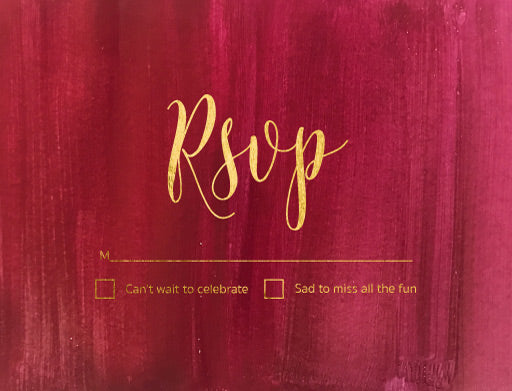 Pinot Noirs And Chardonnays RSVP Cards by Dominique B.