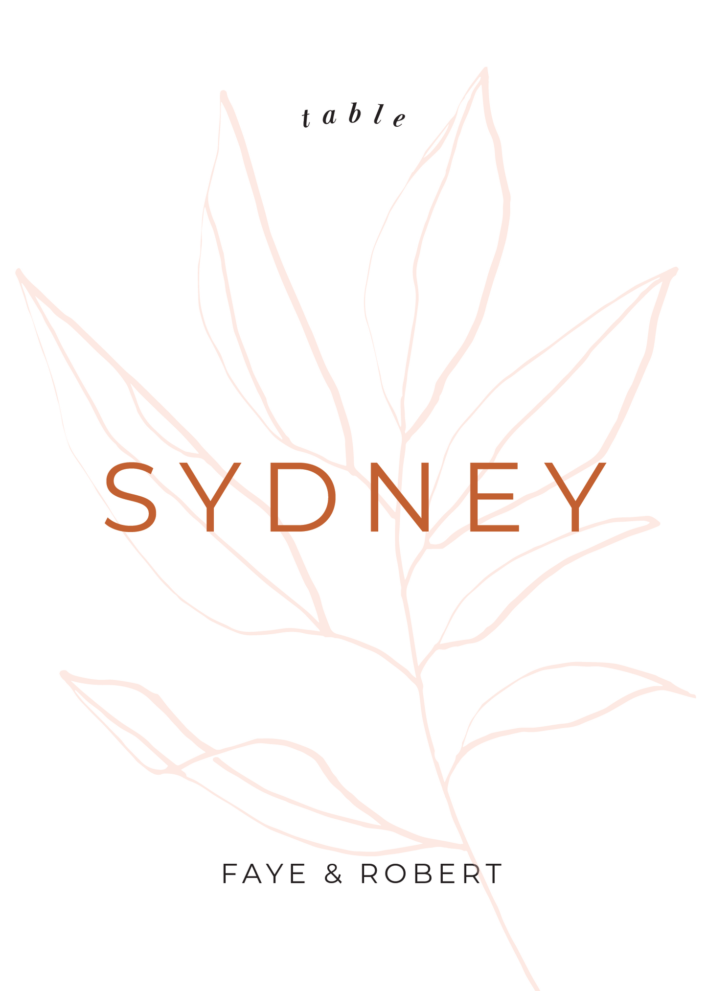 Rustic LeavesTable Number by Lauren D.