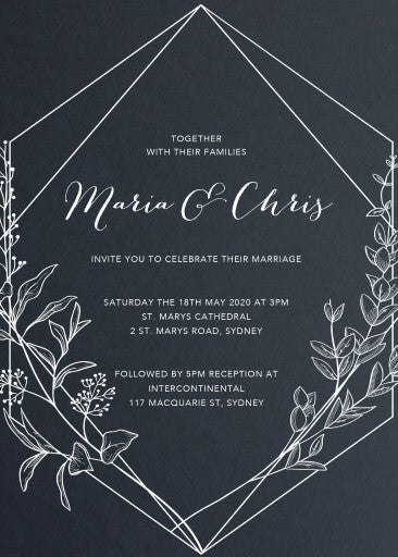 Saint Mary Wedding Invitations by Amber B.