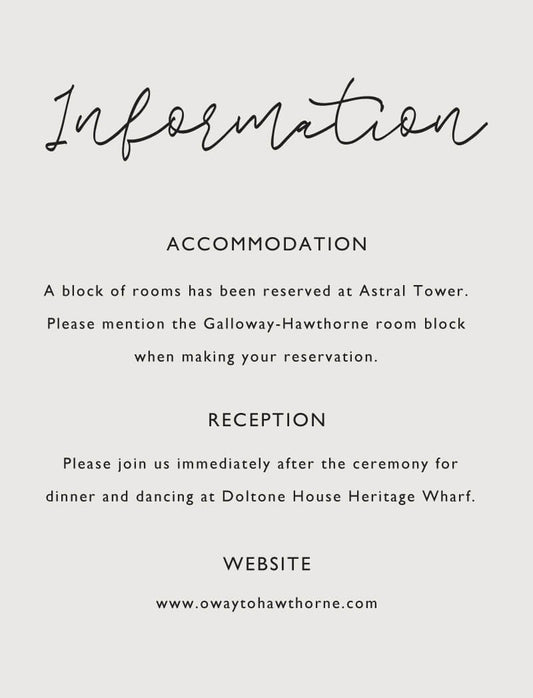 Scripted Information Card by Kaydi B.