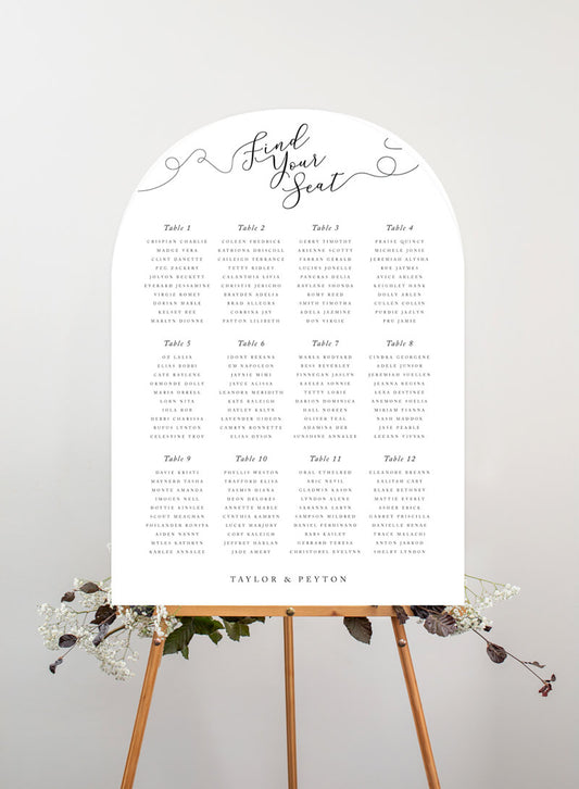 Forever Promise Seating Chart by Joy