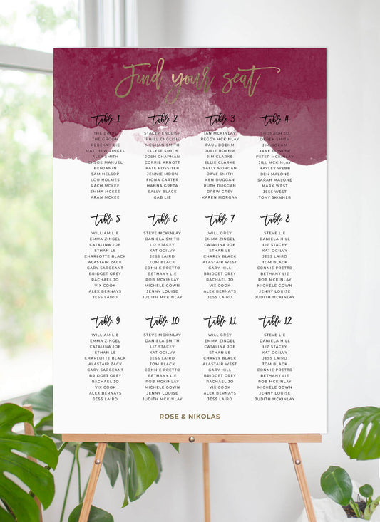 Be Our Guest Seating Chart by Jacqueline Q.