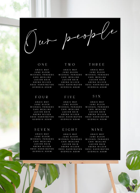 Harmony Seating Chart by Shab M.