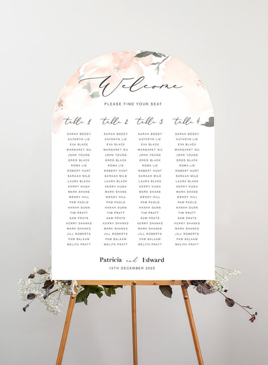 Ivory Garden Seating Chart by Joy