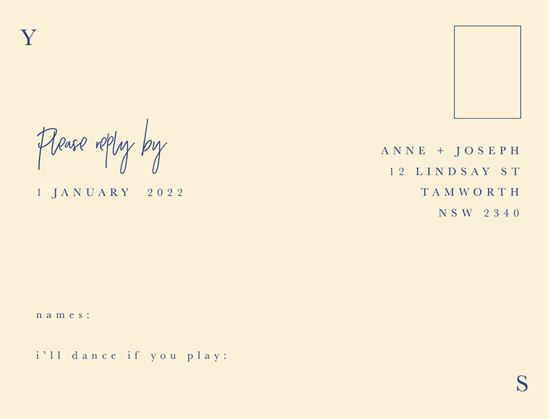 Sensatia RSVP Cards by Inggrid H.