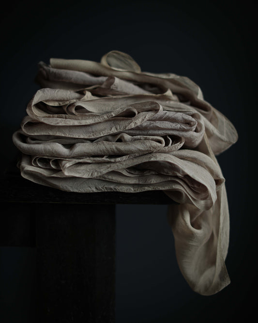 Taupe {Sheer Silk Runner}