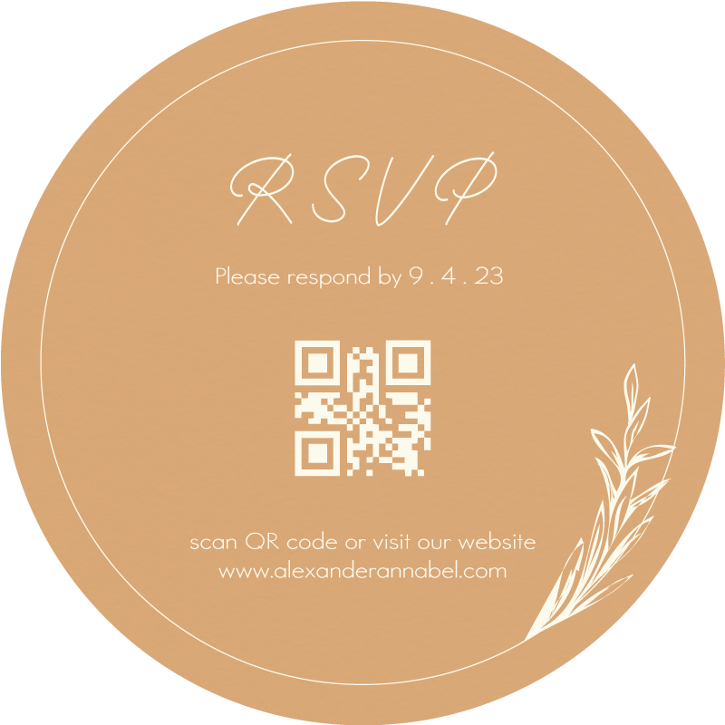 Shimmer Floss RSVP Cards by Natya P.