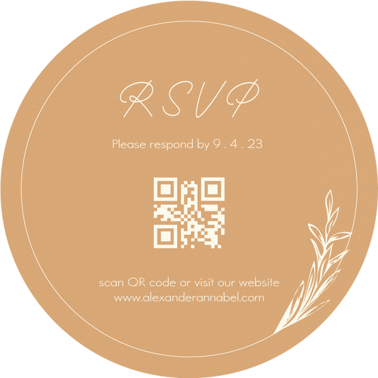 Shimmer Floss RSVP Cards by Natya P.