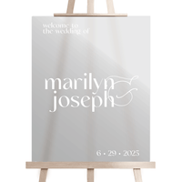 Personalized Wedding Welcome Sign