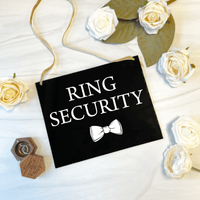 Ring Security Acrylic Wedding Sign
