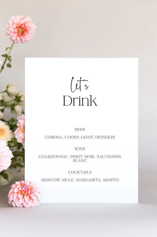 Gatorboard Signature Cocktail Sign | The Kylie