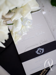 Silver Mirror Acrylic Invitation