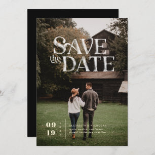 Simple Modern Boho | Photo Save the Date