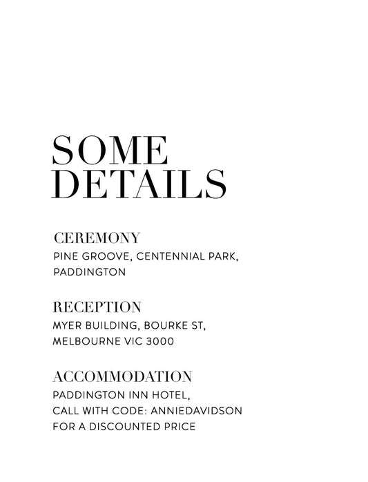 Serif Stroke Information Card by Yunita Y.