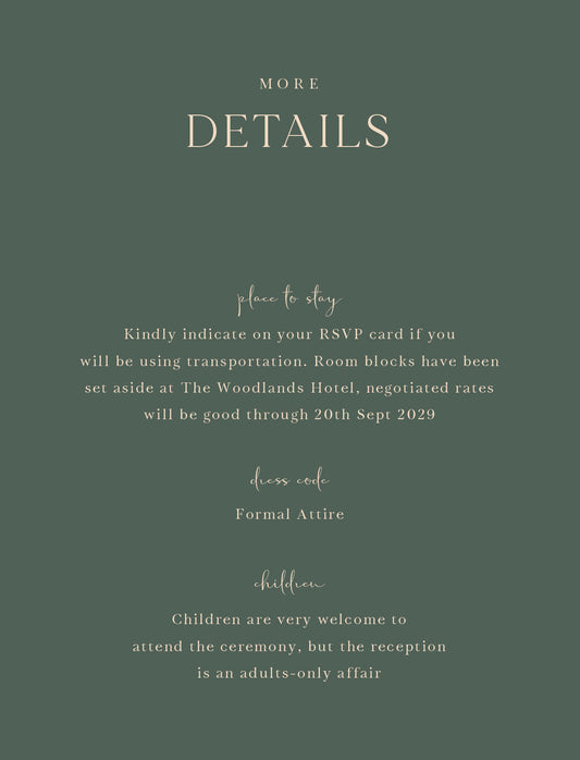 Simplify Information Card by Yunita Y.