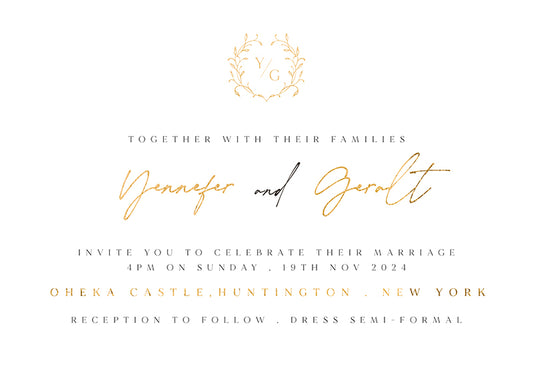 Siri Wedding Invitations by Shab M.