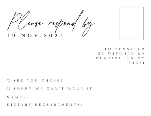 Siri RSVP Cards by Shab M.