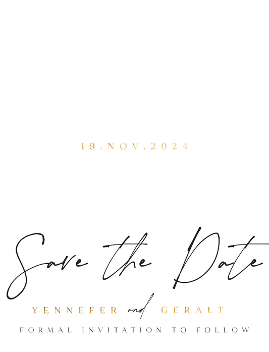 Siri Save The Date Cards by Shab M.