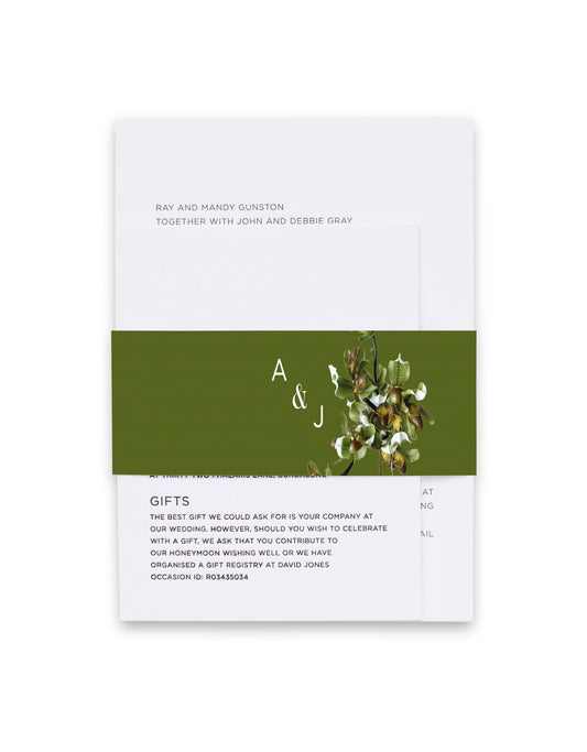 Sophia Kaplan Invitation Belly Band by Sophia K.