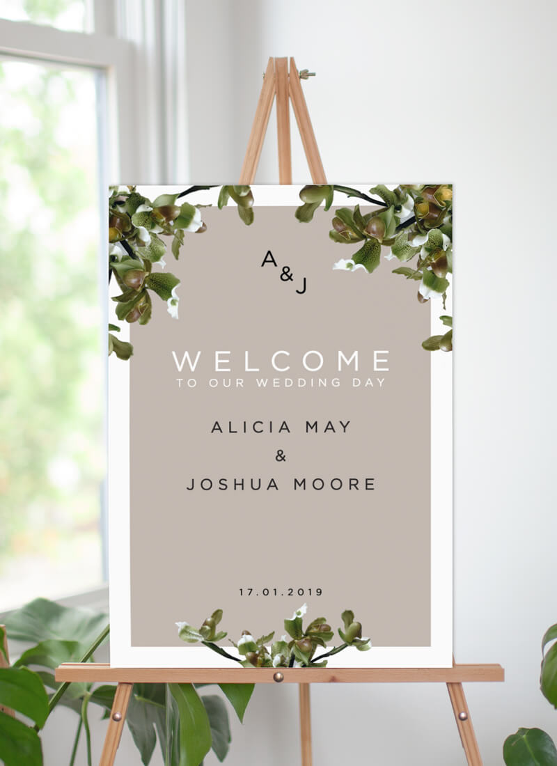 Sophia Kaplan Wedding Sign by Sophia K.