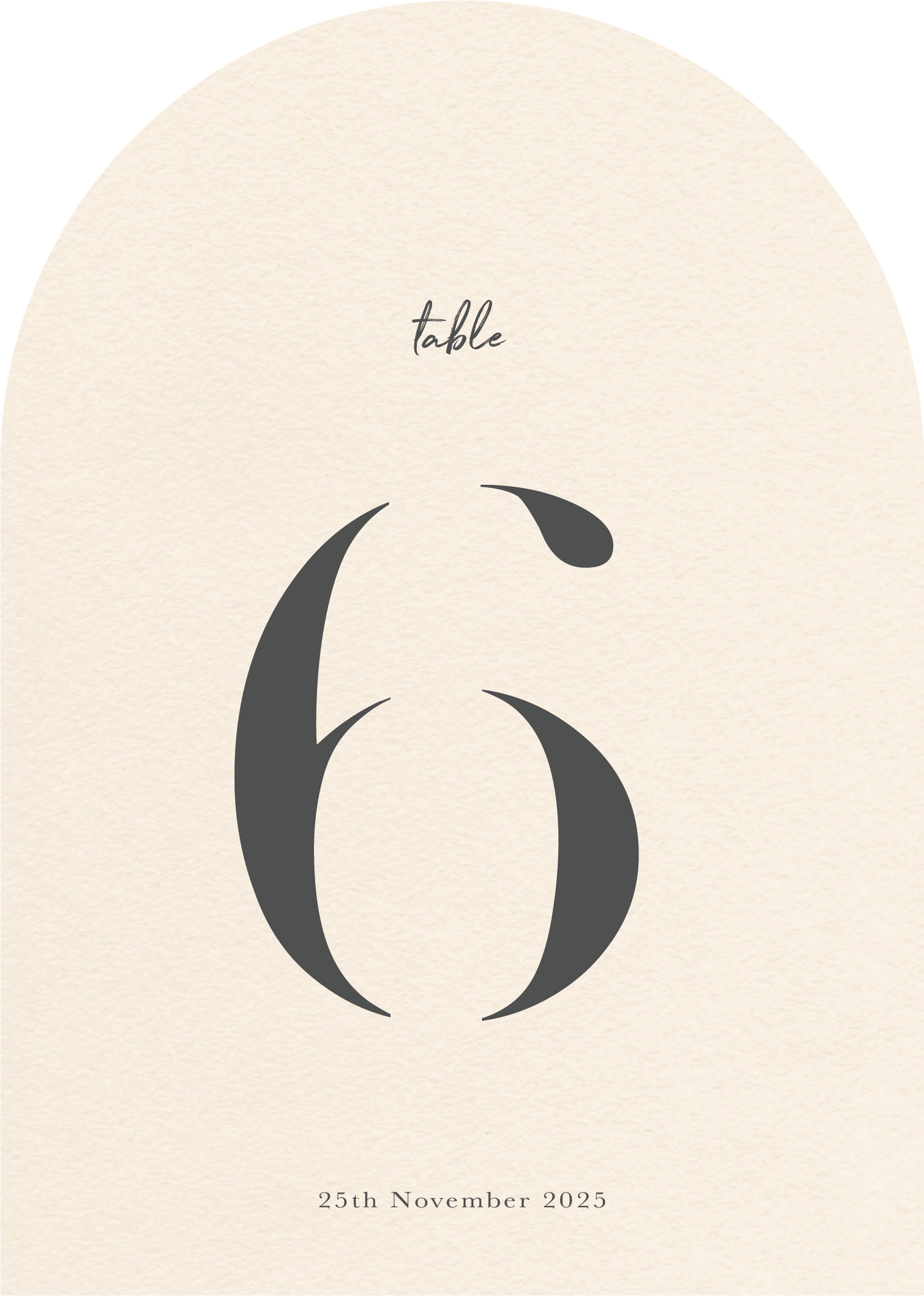 SmokeTable Number by Jamie L.