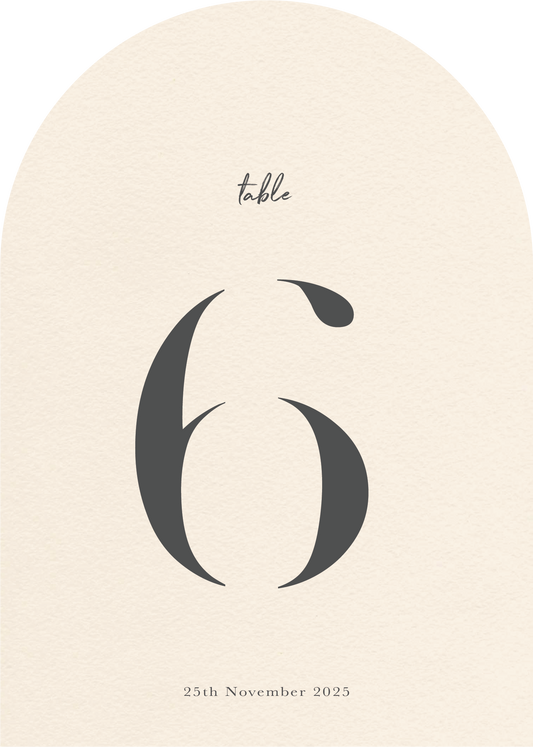 SmokeTable Number by Jamie L.