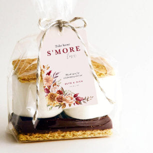 S'more love Fall Wedding Favor Gift Tags