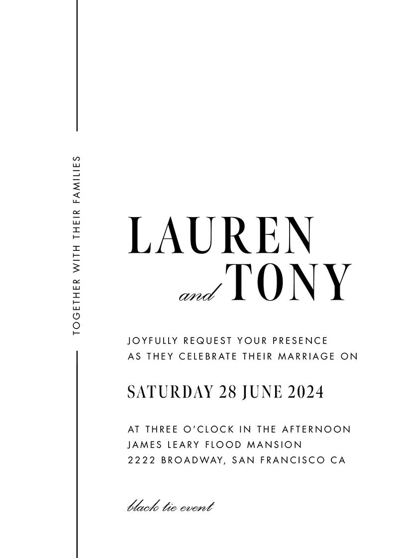 Sofia Wedding Invitations by Jamie L.