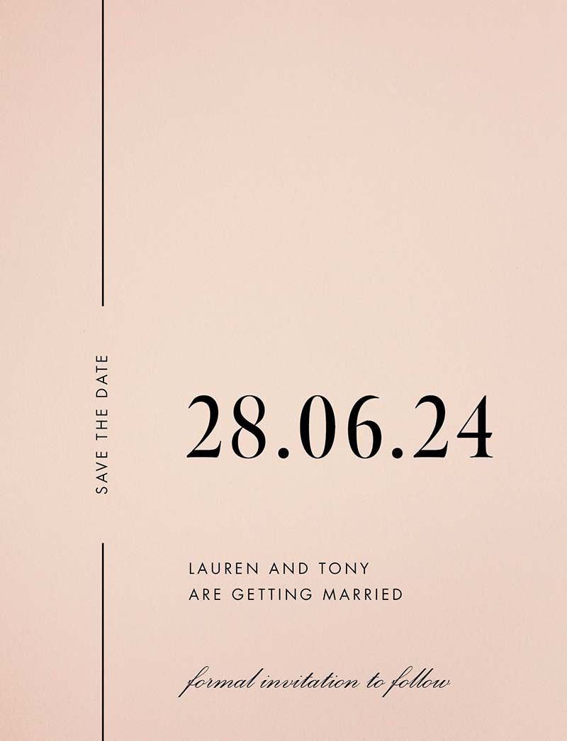 Sofia Save The Date Cards by Jamie L.