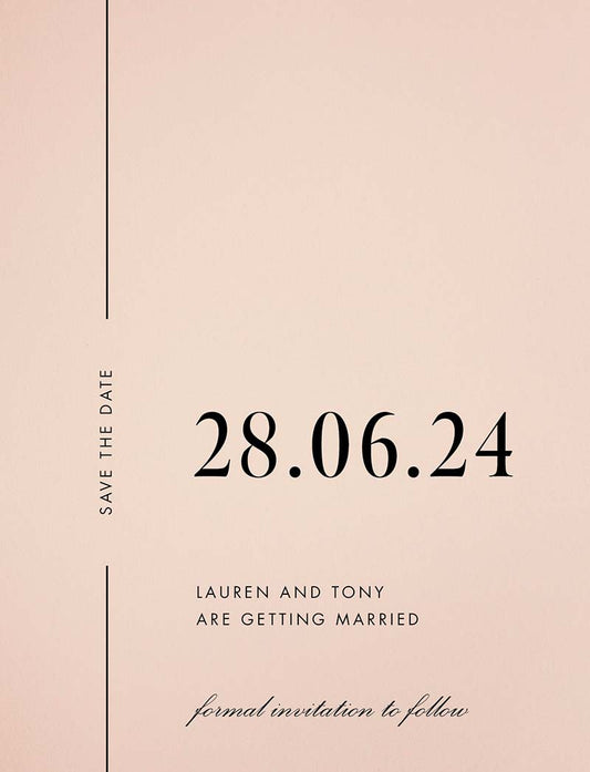 Sofia Save The Date Cards by Jamie L.