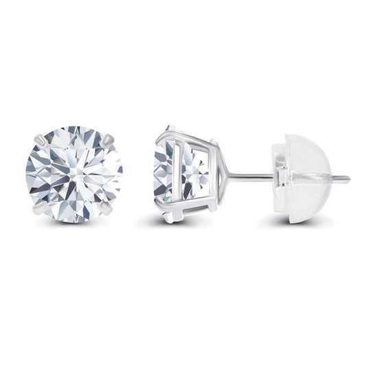 2.00 CTW AGI Certified Lab-Grown Diamond Stud Earrings | G/VS | USA Handcrafted Fine Jewelry