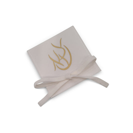 Suede Besomim Pouch With Bow