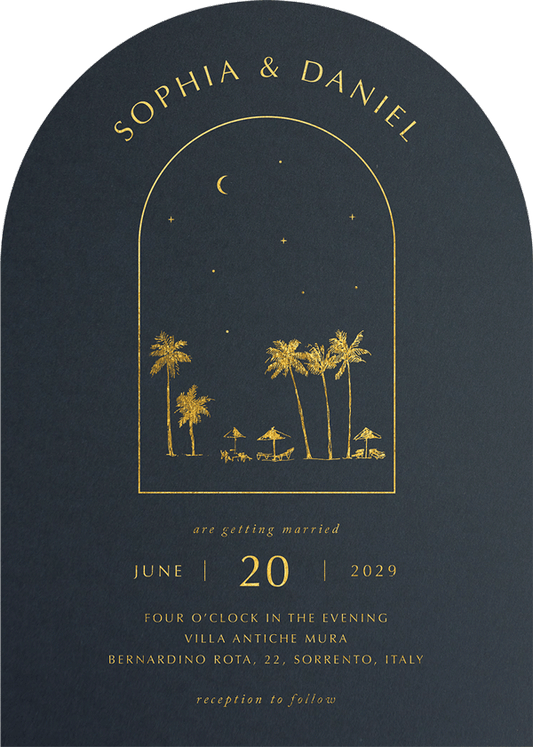 Summer Nights Wedding Invitations by Yunita Y.