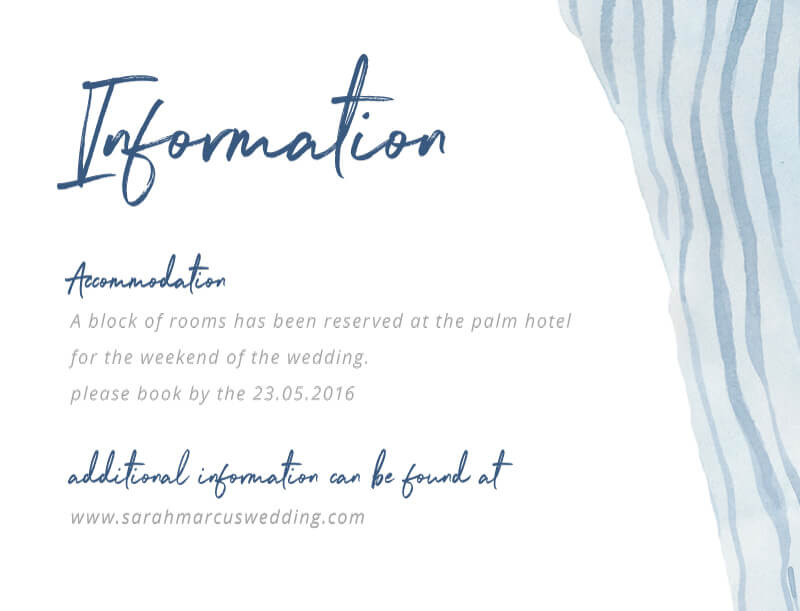 Soft Waves Information Card by Nicole C.