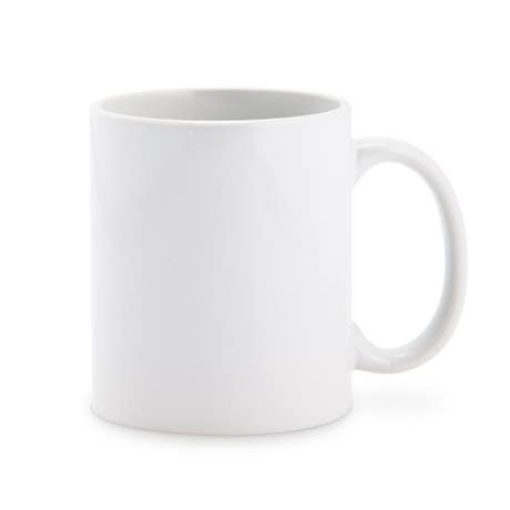 Classic 11 oz. Ceramic Coffee Mug - White