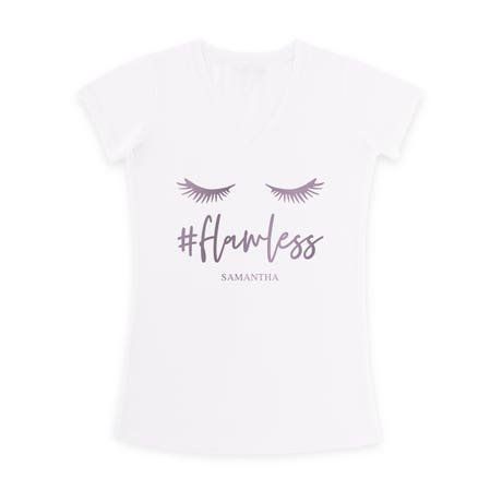 Personalized Junior Bridesmaid Wedding T-Shirt - #Flawless