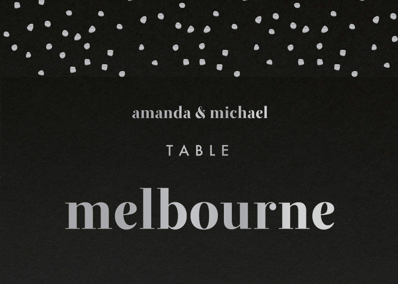 Minimalist SpotTable Number by Haley J.