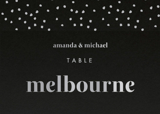 Minimalist SpotTable Number by Haley J.