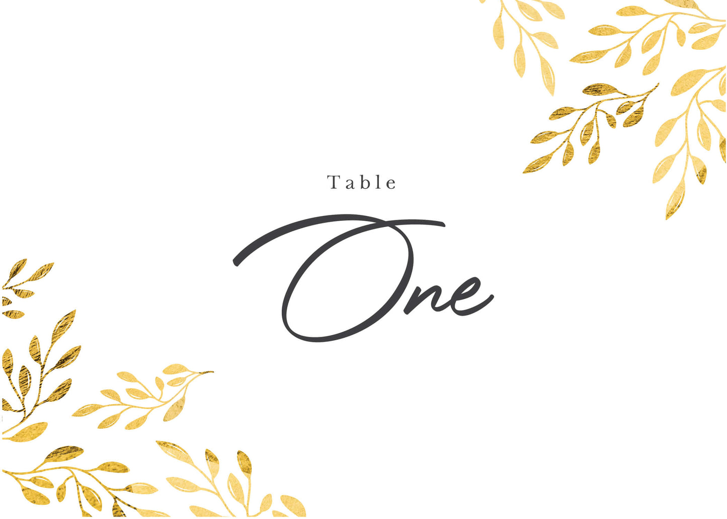 Golden HourTable Number by Joy