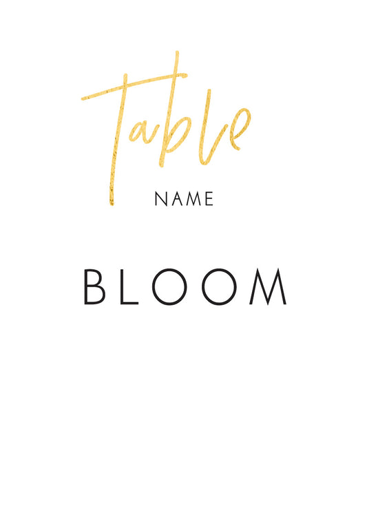 Clair De LuneTable Number by Stella M.