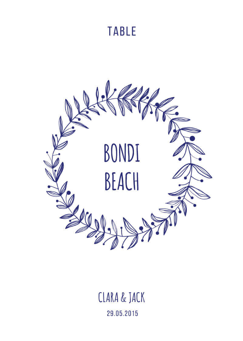 Rustic GardensTable Number by Phabo R.