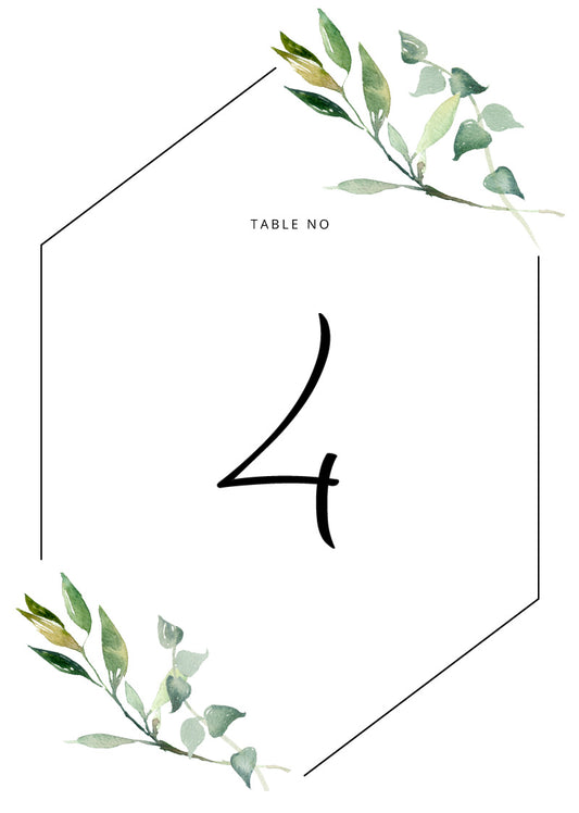 Garden WindowTable Number by Amber B.