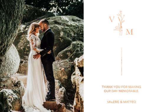 Dark Romance Thank You Card by Lisa P.