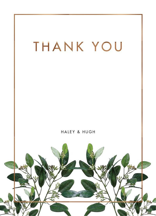 Garden Estate Thank You Card by Haley J.