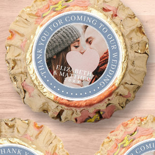 Thank You For Coming To Our Wedding Modern Photo Reese's Peanut Butter Cups