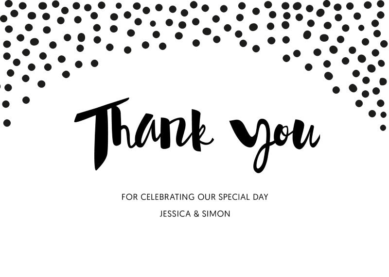 Foil Of Dreams Thank You Card by Phabo R.