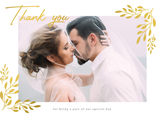 Golden Hour Thank You Card by Joy