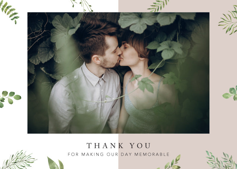 Botanical Fun Thank You Card by Joy