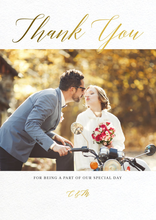 Athena's Crown Thank You Card by Inggrid H.